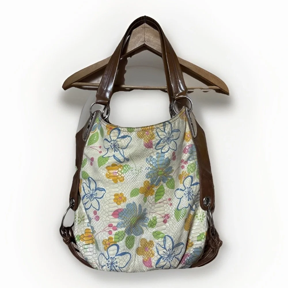 Gal Shoulder Bag Floral Hippie Boho Bohemian Flowers Classic Double Handles